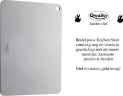 Pizzasteen Van Staal – Pizza Steen - Pizza En Brood Bakken - 40 X 30 X 0,6 Cm - Cadeau Voor Man - Kitchen Steel By Qwality 12 Pizzasteen Van Staal – Pizza Steen - Pizza En Brood Bakken - 40 X 30 X 0,6 Cm - Cadeau Voor Man - Kitchen Steel By Qwality -Barbecue Benodigdheden 1200x944 1