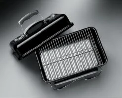 Weber Go-anywhere Houtskoolbarbecue - Zwart -Barbecue Benodigdheden 1200x961 1