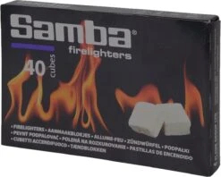 Samba Aanmaakblokjes Wit - 40 Stuks -Barbecue Benodigdheden 1200x963 1