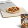 Burnhard Pizzasteen 38 X 30 X 1,5 Cm + Pizzaschep 2 Burnhard Pizzasteen 38 X 30 X 1,5 Cm + Pizzaschep -Barbecue Benodigdheden 1200x978