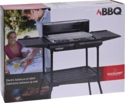 Excellent Electrics Elektrische Barbecue - Grilloppervlak (LxB) 36x24 Cm - 2000W - Zwart -Barbecue Benodigdheden 1200x984