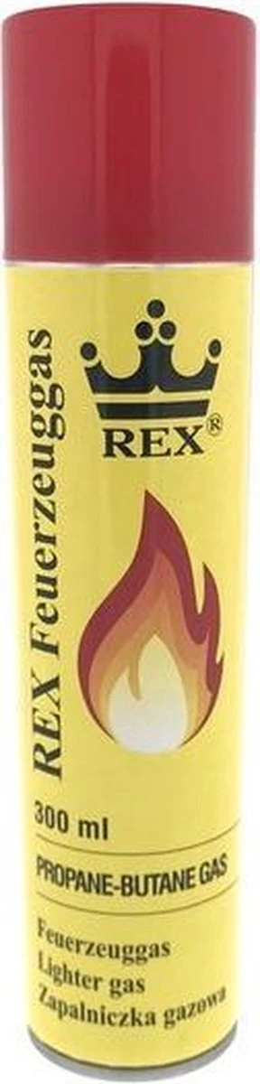 Merkloos 1x Aanstekergas / Butaan Gas 300 Ml - Bus Aanstekervulling Rex 4 Merkloos 1x Aanstekergas / Butaan Gas 300 Ml - Bus Aanstekervulling Rex - Afbeelding 2