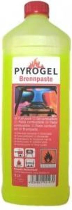 Pyrogel Brandpasta - Fles 1 Liter -Barbecue Benodigdheden 417x1200