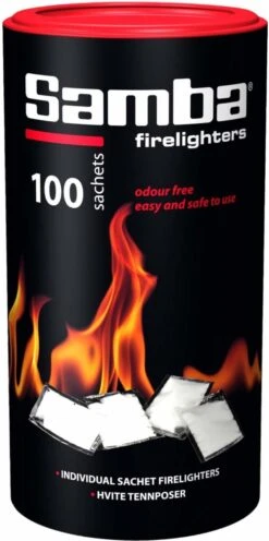 Samba Aanmaakzakjes Openhaard - 100 Stuks In Koker 9 Samba Aanmaakzakjes Openhaard - 100 Stuks In Koker -Barbecue Benodigdheden 598x1200 1