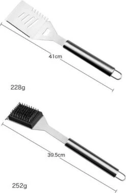 Sens Design BBQ Accesoires - 18 Delig - BBQ Gereedschapset Koffer -Barbecue Benodigdheden 788x1200 1