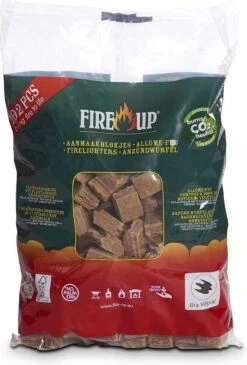 Fire-Up Aanmaakblokjes Zak A 192 Stuks -Barbecue Benodigdheden 811x1200