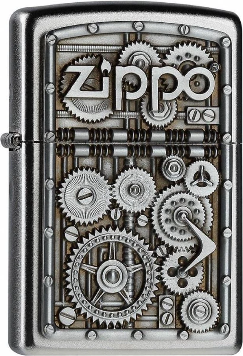 Aansteker Zippo Gear Wheels Emblem 3 Aansteker Zippo Gear Wheels Emblem