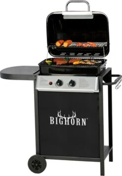 Bighorn Gasbarbecue En Grill – 2 Branders – Zwart -Barbecue Benodigdheden 838x1200