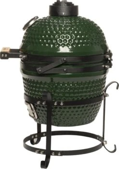 Patton Kamado Keramische Houtskoolbarbecue - 13" - Grilloppervlak Ø 28 Cm - Inclusief Heatdeflector - Groen 8 Patton Kamado Keramische Houtskoolbarbecue - 13" - Grilloppervlak Ø 28 Cm - Inclusief Heatdeflector - Groen -Barbecue Benodigdheden 848x1200 1