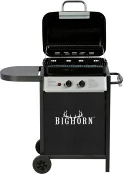 Bighorn Gasbarbecue En Grill – 2 Branders – Zwart -Barbecue Benodigdheden 851x1200