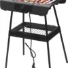 Royalty Line Elektrische Barbecue - Indoor En Outdoor BBQ - Tafelgrill - Elektrische Grill - Grill Oppervlak 40x24 Cm - 2000W - Met Stand - Zwart -Barbecue Benodigdheden 878x1200 1