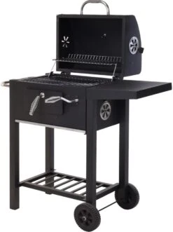 Vaggan Luxe Houtskool Barbecue - Grilloppervlak (LxB) 44 X 32 Cm - Staal - Matzwart 13 Vaggan Luxe Houtskool Barbecue - Grilloppervlak (LxB) 44 X 32 Cm - Staal - Matzwart -Barbecue Benodigdheden 896x1200