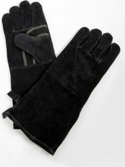 Barbecue Handschoen Zwart - BBQ Ovenwanten – Hittebestendige Handschoenen - Ovenhandschoenen - Grill & Oven Want – Koken Accessoires - Vuurkorf En Openhaard - Barbeque Keukenaccessoires - Koken - Vaderdag Cadeau Vader -Barbecue Benodigdheden 905x1200