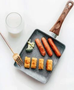 Zaigon All In 1 Pan - Inductie + Vaatwasmachinebestendig - Kleine Pan - Omeletpan - Tamagoyaki Pan - Tamago Pan - Vierkante Pan - Sushi Pan - Vierkante Pan -Barbecue Benodigdheden 994x1200